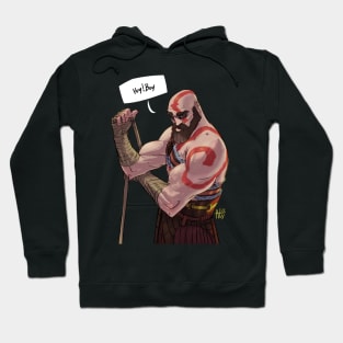 HEY BOY - god of war. Hoodie